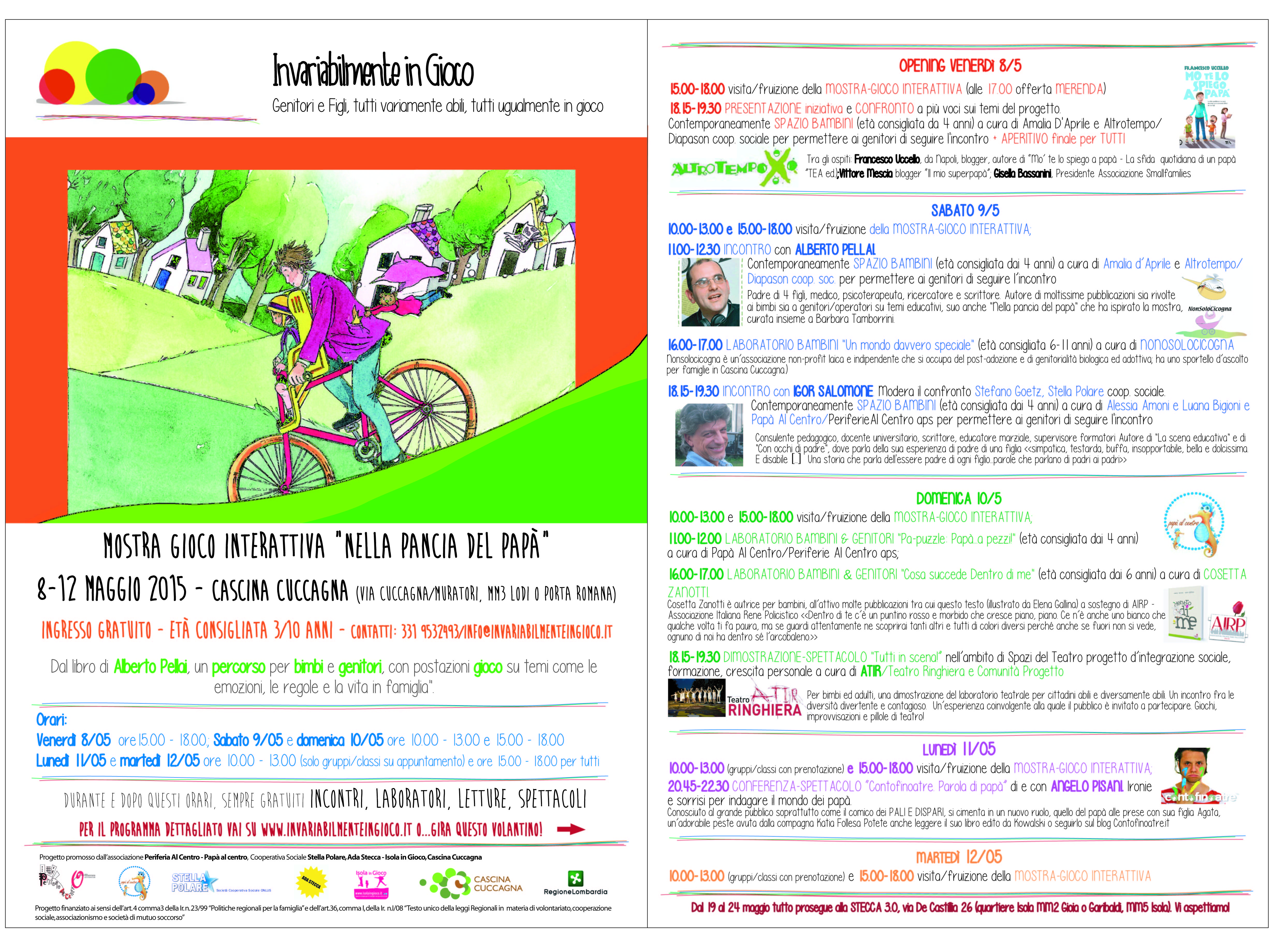 Cuccagna 8-12 maggio. Programma dettagliato